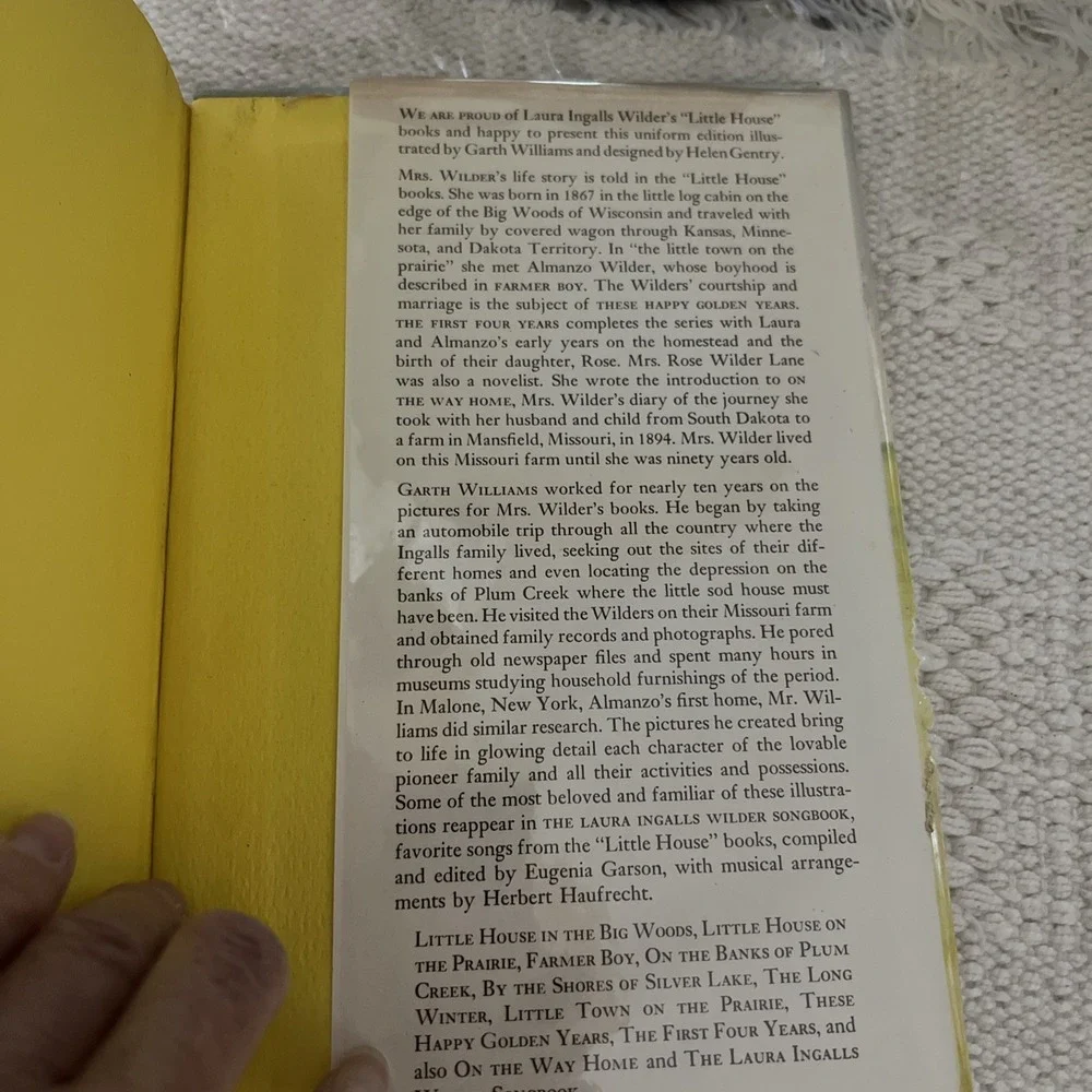 Laura Ingalls Wilder By the Shores of Silver Lake Garth Williams Vintage HC 1953